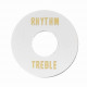 TOGGLE RING TREBLE/RYTHM WHITE