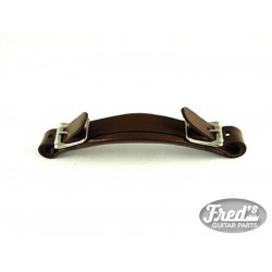 POIGNEE CUIR/ BROWN LEATHER HANDLE FOR GIBSON* STYLE CASES