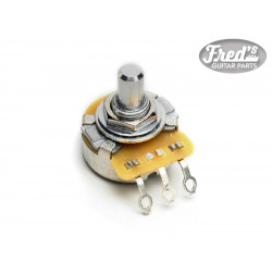 CTS® POTENTIOMETER VINTAGE STYLE SHORT THREAD 6.35mm SOLID SHAFT 250K AUDIO