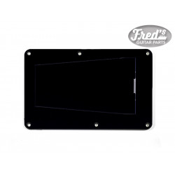 TREMOLO PLATE WITH ACCESS BLACK 1-PLY .060