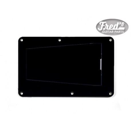 TREMOLO PLATE WITH ACCESS BLACK 1-PLY .060