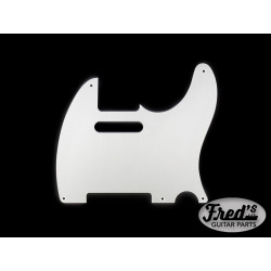 PICKGUARD FOR TELE® 5 HOLES 1PLY THICKNESS 2.08mm WHITE MAT