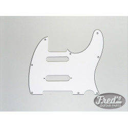 TELE CUT FOR STRAT IN MIDDLE WHITE 3-PLY 8 H .090