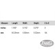 TUSQ XL JUMBO BLANK 48.4x 9.5x 4.9