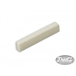 SLOTTED BONE NUT CLASSICAL STYLE 52 x 10 x 6 mm (Bulk 10pcs)