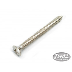 MOUNTING SCREWS FOR NECK PLATE FENDER® STYLE 4.2 x 45mm NICKEL (4 pcs)