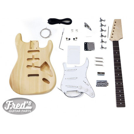 HOSCO® ELECTRIC GUITAR KIT STRAT® STYLE - Fred's Guitar Parts