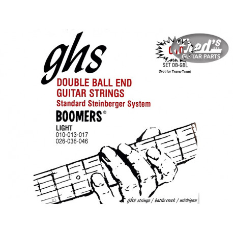 GHS® BOOMERS™ DOUBLE BALL END GUITAR STRINGS 010-046
