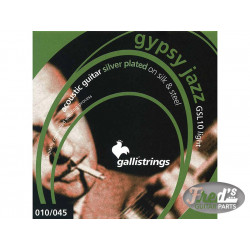 GALLI STRINGS® GYPSY GUITAR STRINGS SILK & STEEL LIGHT 010-045 (BALL END)