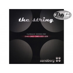SANDBERG® STAINLESS STEEL BASS STRINGS (5 STRINGS) 045-128