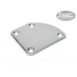NECK PLATE CURVED FOR FENDER® ELITE® AND DELUXE® SERIES CHROME