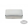 CLOSED SILVER COVER FOR HUMBUCKER CHROME