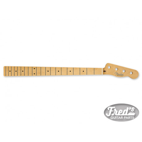 Fender 1951 Precision Bass® Neck, U-Shaped Profile, 20 Medium Jumbo Frets,