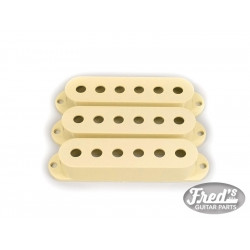 ALL PARTS® PICKUP COVERS FOR STRAT® CREAM SET (3pcs)