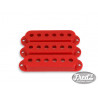 ALL PARTS® PICKUP COVERS FOR STRAT® RED GLOSS SET (3pcs)