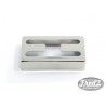 H HOLE NICKEL SILVER COVER FOR HUMBUCKER NICKEL