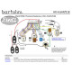 BARTOLINI HR-4.6AP/918 3 BAND, 4 KNOBS (VOL PUSH/PULL, BLEND, MID, TREBLE/BASS)