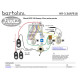 BARTOLINI HR-3.3AP/918 2 BAND, 3 KNOBS (VOL P/P, BLEND, TREBLE/BASS)