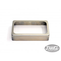 OPEN SILVER COVER FOR HUMBUCKER AGED