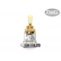 TOGGLE SWITCH STANDARD 3 WAYS METRIC THREADS GOLD