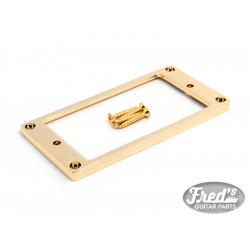 PICKUP RING SLANTED 3.8mm TO 5mm FLAT METAL WITH SCREWS GOLD