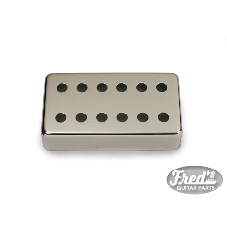 PICKUP COVER FOR HUMBUCKER NICKEL SILVER 12 HOLES 49.2mm