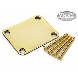 GOTOH® NBS-3 DELUXE NECK PLATE WITH SCREWS GOLD