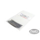 JESCAR® FRETWIRE STAINLESS STEEL 2.03 X 1.09mm (25 PCS SET / 10 RADIUS)