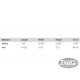 TUSQ XL NUT FENDER® STYLE SLOTTED FLAT BOTTOM 41.2x3.2x5.7 E-e34.8
