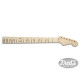 ALL PARTS® NECK FOR STRAT® 1pce MAPLE HEADSTOCK TRUSS ADJUSTMENT NO FINISH