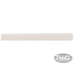 PLASTIC SADDLE FOR CLASSICAL GUITAR WHITE (80 x 8.5-9.5 x 2.6mm)