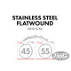 FENDER STAINLESS 9050'S FLATWOUND BASS STRINGS 045-100