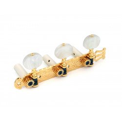 GOTOH® 40G2000 39mm POST SPACING MACHINE HEADS FOR CLASSICAL GUITAR (1:14) GOLD