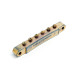 FABER BRIDGE ABRH, FOR GIBSON® ABR-1, GOLD AGED, BRASS SADDLES GOLD AGED