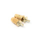 ADAPTER 8mm TO 4mm GOLD (PAIR)