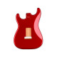 Deluxe Series Stratocaster® HSH Alder Body 2 Point Bridge Mount, Candy Apple Red