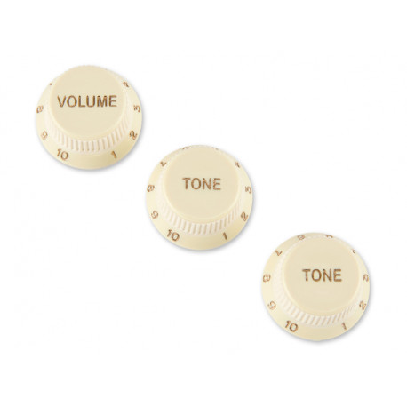 Stratocaster® Soft Touch Knobs, Aged White
