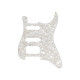 Pickguard, Stratocaster® H/S/S, 11-Hole Mount, Aged White Moto, 4-Ply