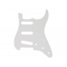 Pickguard, Stratocaster® S/S/S, 8-Hole Mount, White, 1-Ply