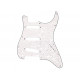 Pickguard, Stratocaster® S/S/S, 11-Hole Mount, White Pearl, 4-Ply