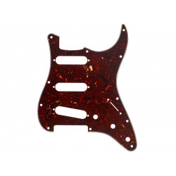 Pickguard, Stratocaster® S/S/S, 11-Hole Mount, Tortoise Shell, 4-Ply