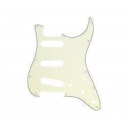 FENDER® PICKGUARD STRATOCASTER® S/S/S 11-HOLE MOUNT MINT GREEN MG/B/MG 3-PLY