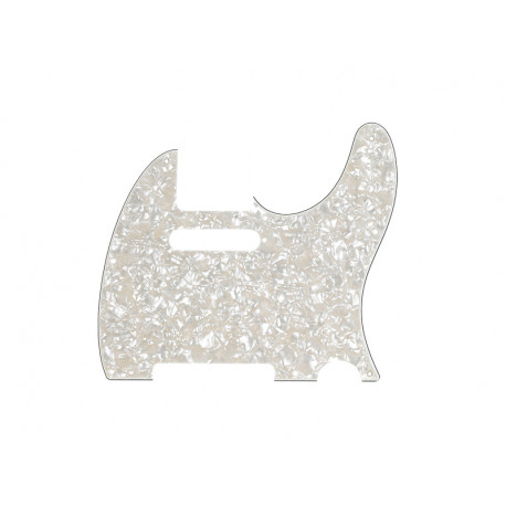 Pickguard, Telecaster®, 8-Hole Mount, Aged White Pearl, 4-Ply