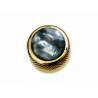 Q-PART DOME GOLD ACRYLIC BLACK PEARL