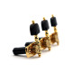 CLASSIC 510 BLACK BUTTONS GOLD AXES BLACK ALU 1:16