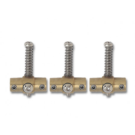 WILKINSON® BY GOTOH® SW-3 SWIVEL SADDLES FOR TELE® BRASS (3pcs) - Fred's  Guitar Parts