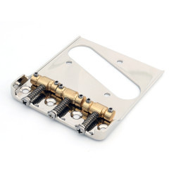 ALL PARTS® TELE® BRIDGE BIGSBY USE ADVANCED PLATING® COMPENSATED SADDLES NICKEL