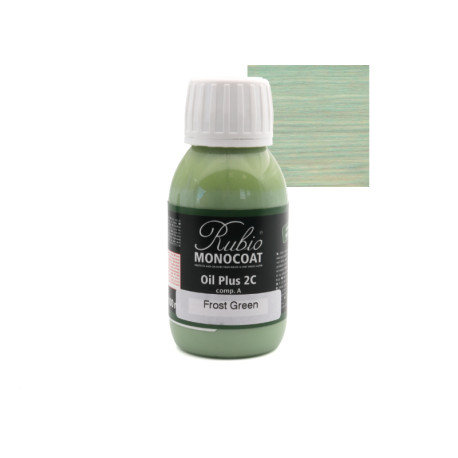 RUBIO MONOCOAT® OIL PLUS 2C COMP.A - FROST GREEN (100ml)