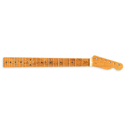 ALL PARTS® LIMITED EDITION NECK TELE® FAT ROASTED FLAME MAPLE AAA+ UNFINISHED