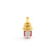 MINI TOGGLE SWITCH ON-ON-ON 12mm THREAD GOLD